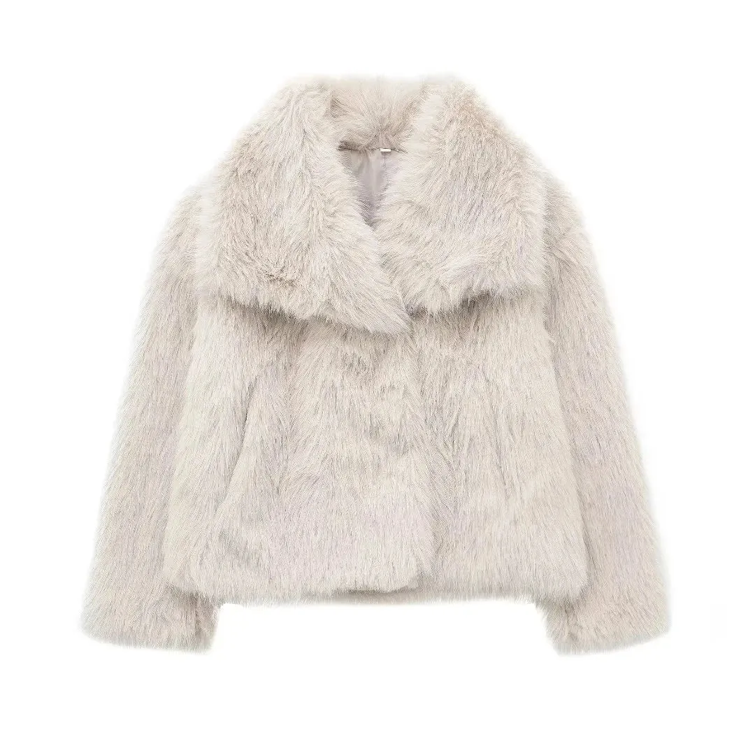 NAIDA | Oversized Faux Fur Coat