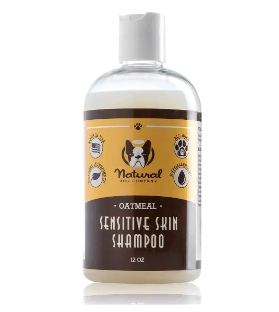 Natural Dog Company Sensitive Skin Oatmeal Shampoo For Dogs