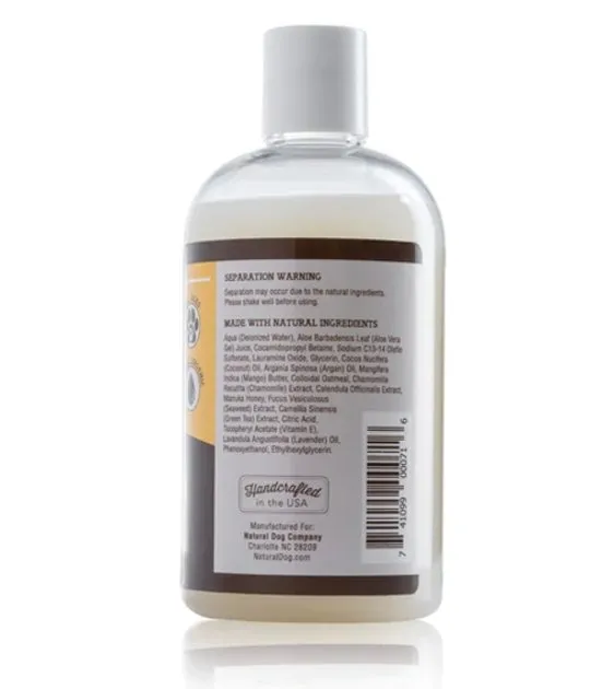 Natural Dog Company Sensitive Skin Oatmeal Shampoo For Dogs