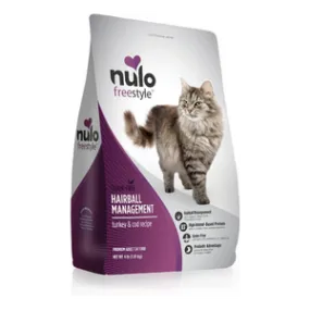 Nulo Freestyle Grain-Free Hairball Management Turkey & Cod Recipe Dry Cat Food