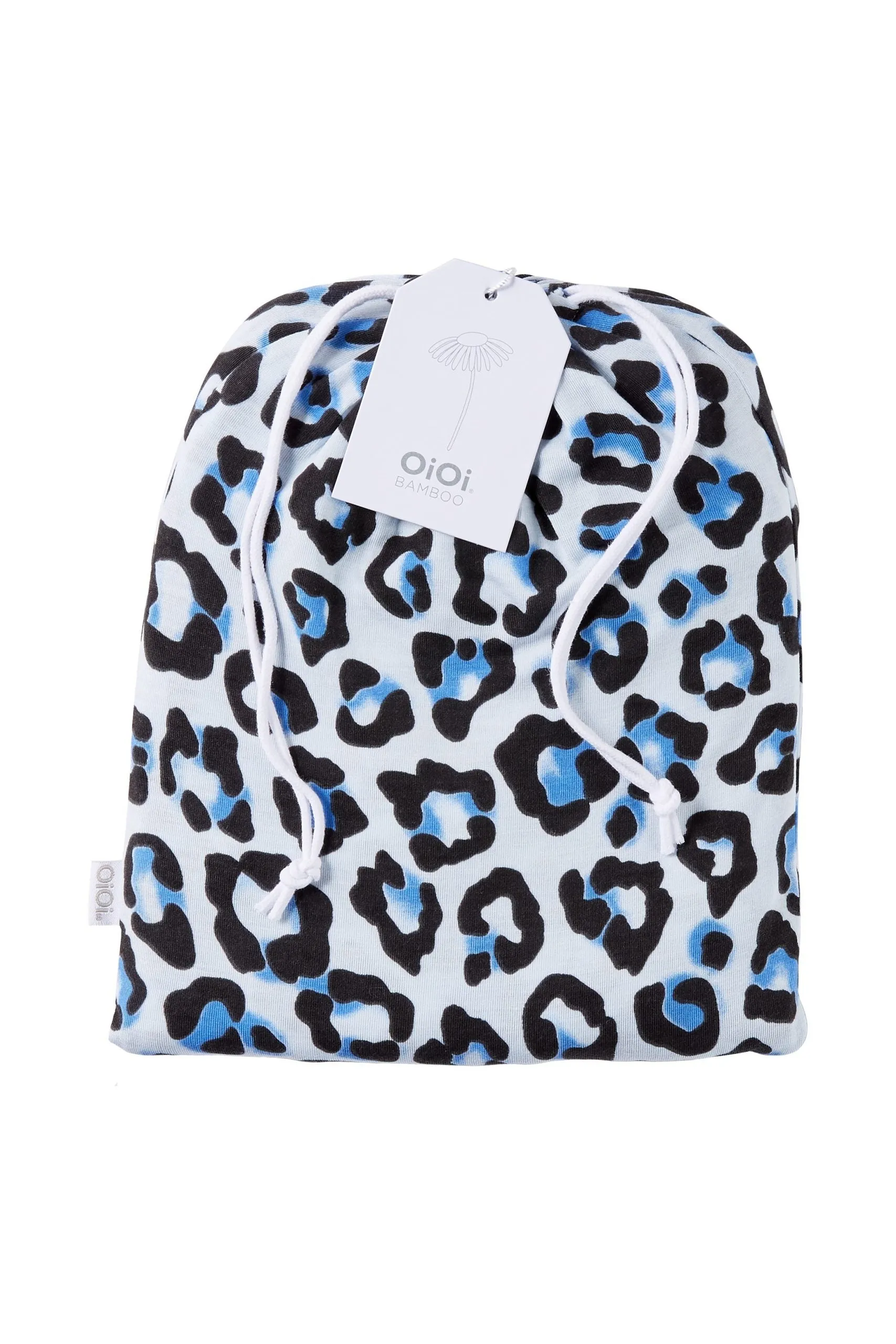 OiOi Mama Robe Blue Leopard