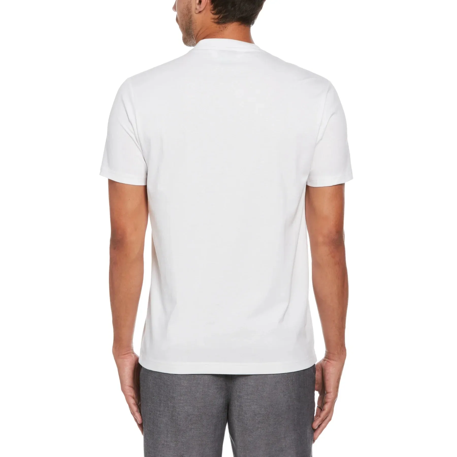 Original Penguin Icons Organic Cotton Jersey Pete T-Shirt - Bright White