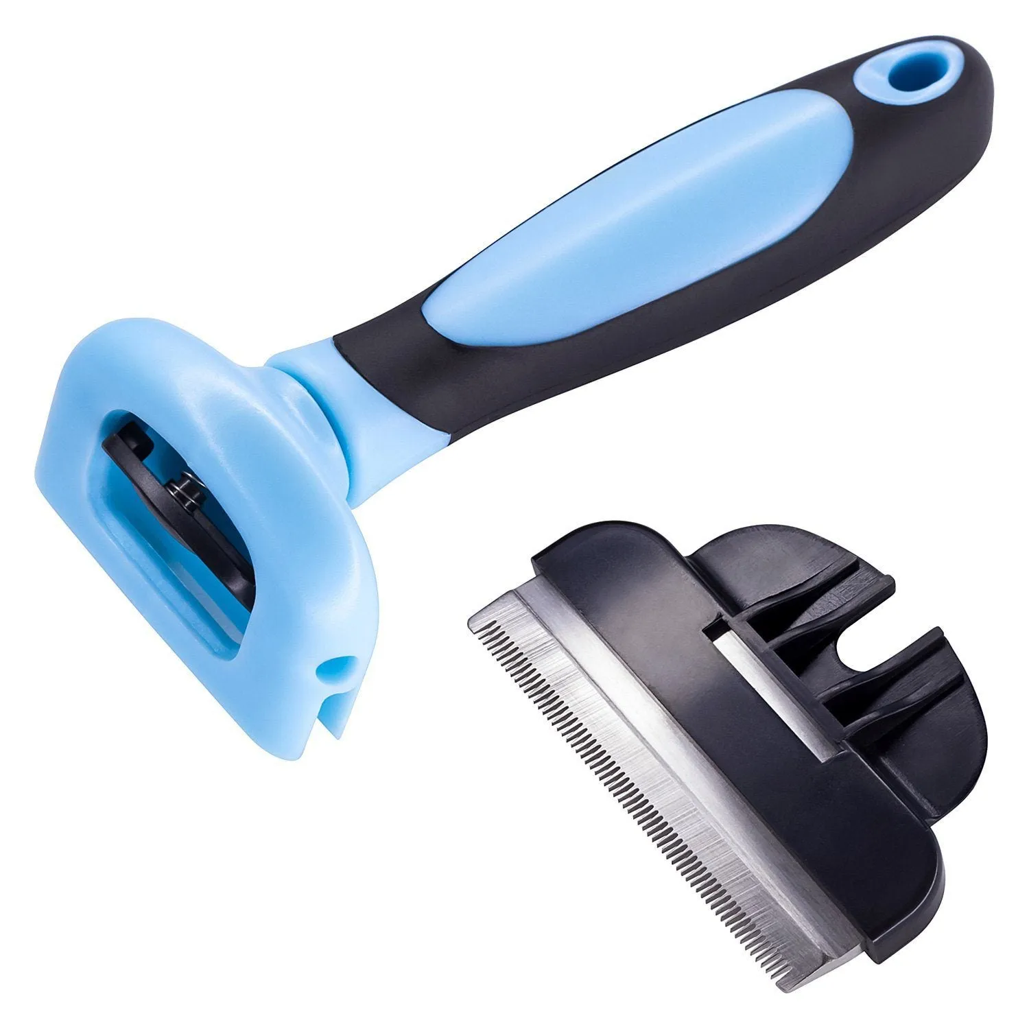 OxGord Blue Combo Pet Grooming Brush