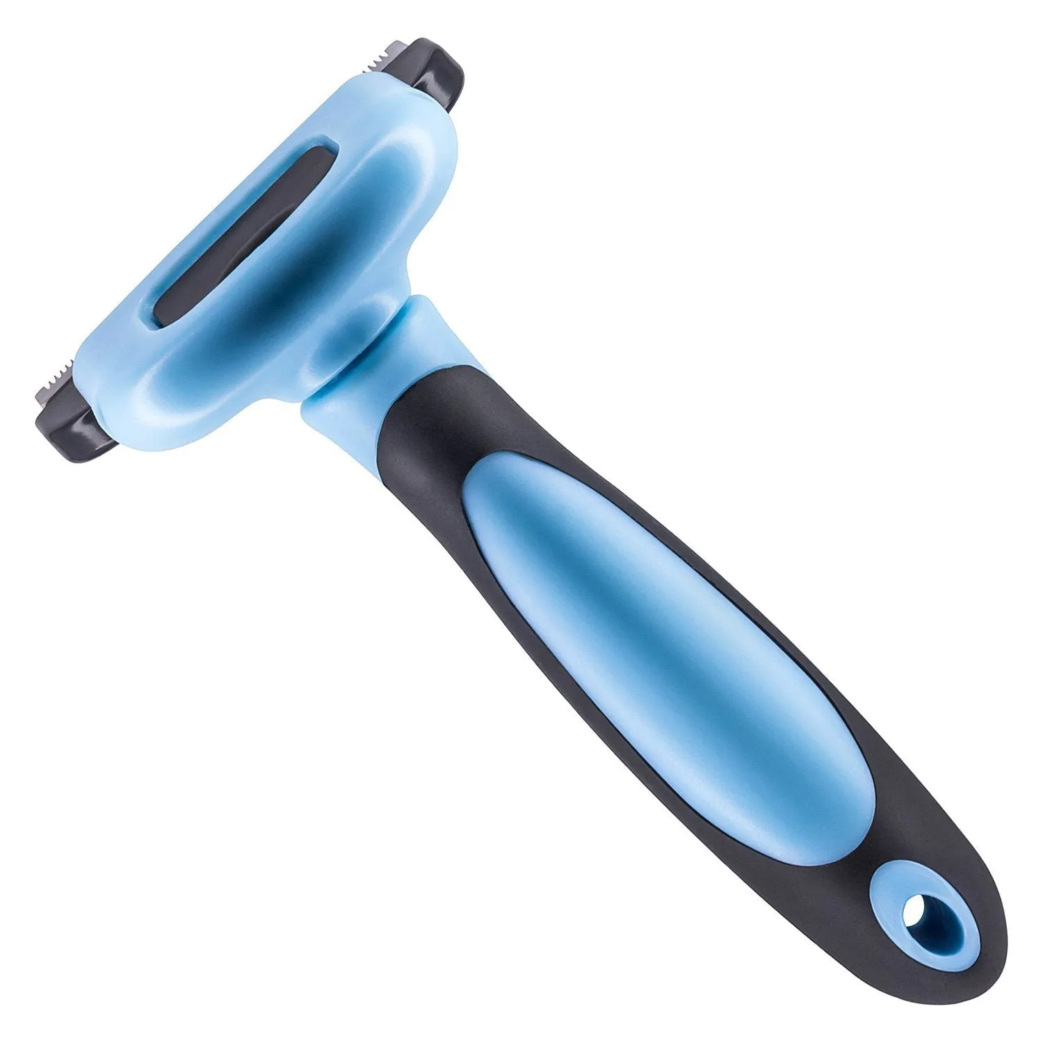 OxGord Blue Combo Pet Grooming Brush