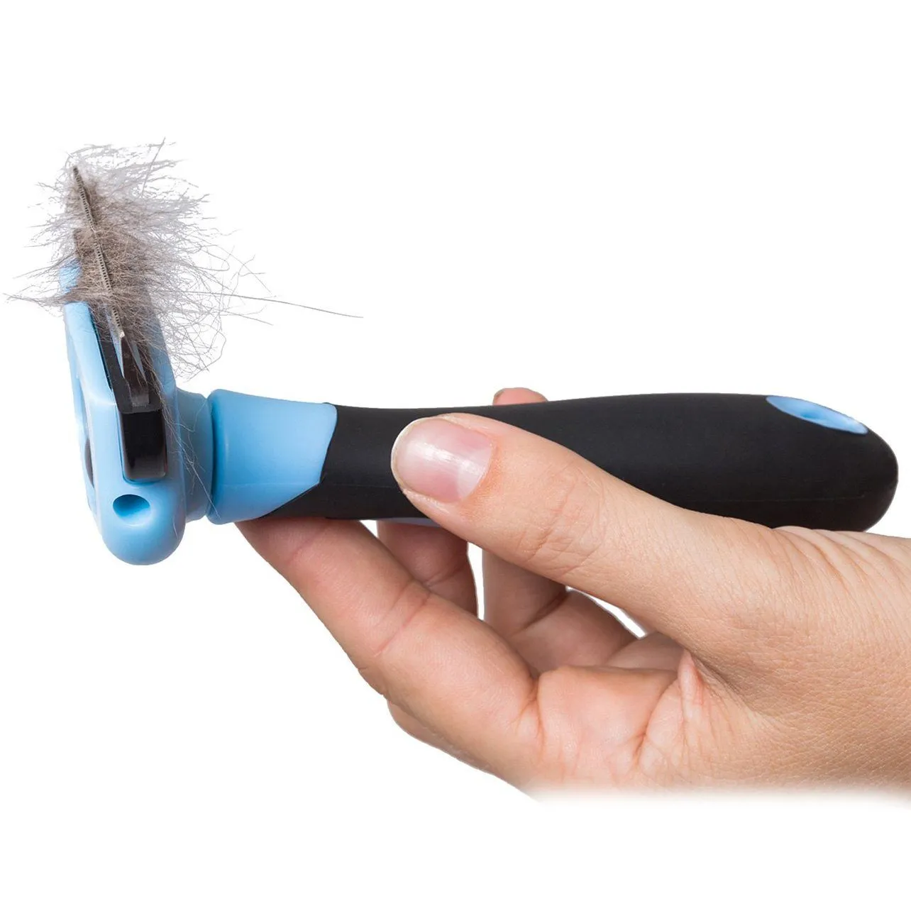 OxGord Blue Combo Pet Grooming Brush