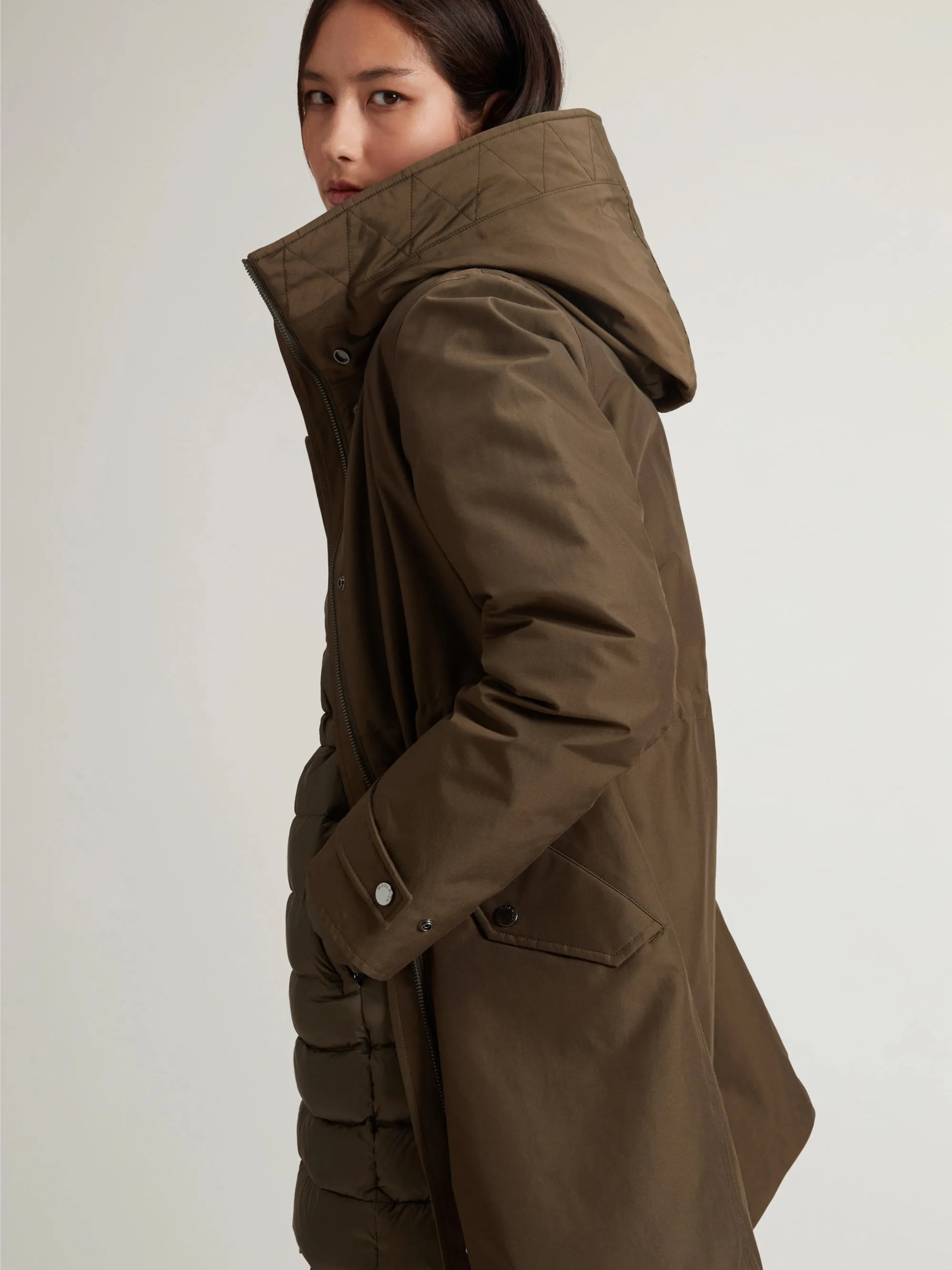 Parka Tre in Uno Verde Scuro