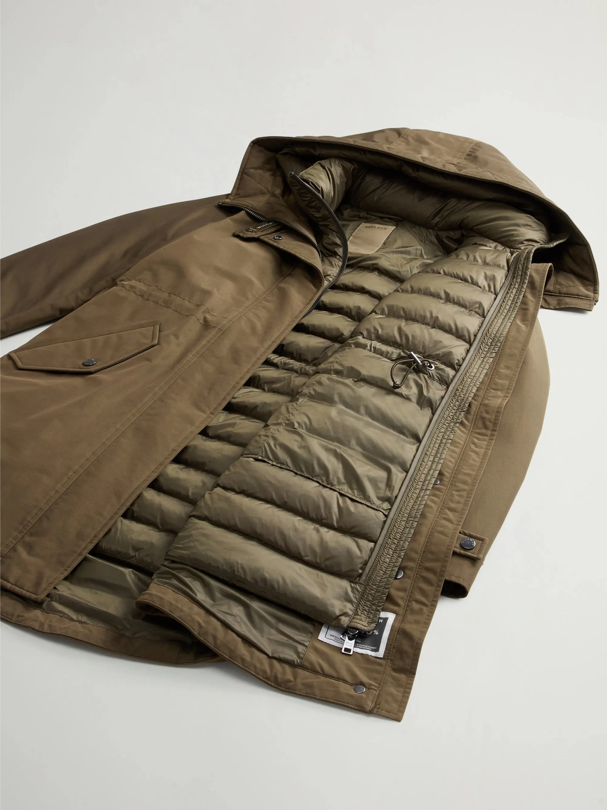 Parka Tre in Uno Verde Scuro