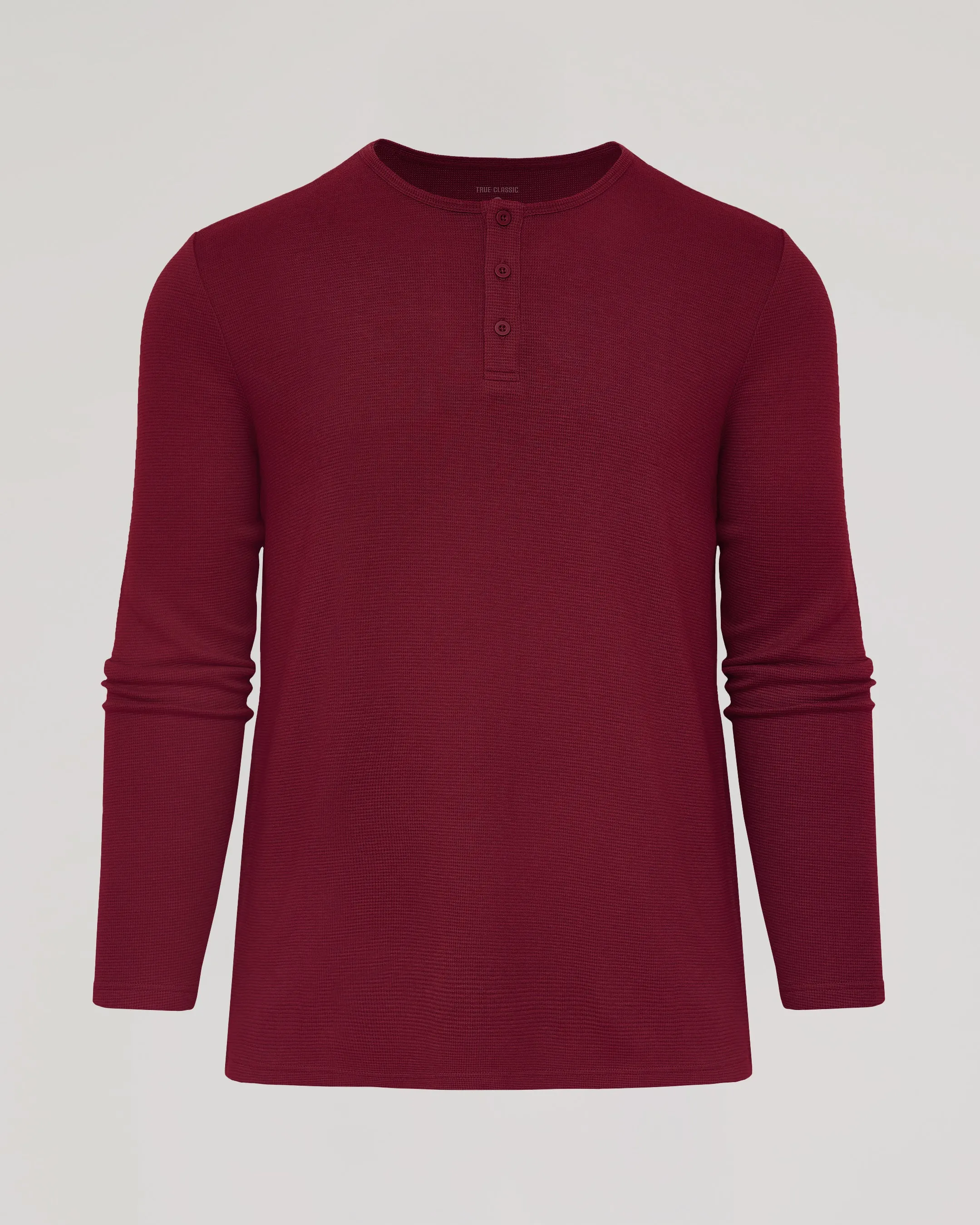 Pinot Waffle Long Sleeve Henley