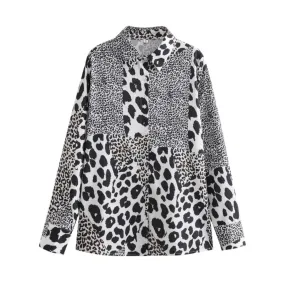 Pre Order:  Leopard Print Long Sleeve Shirt