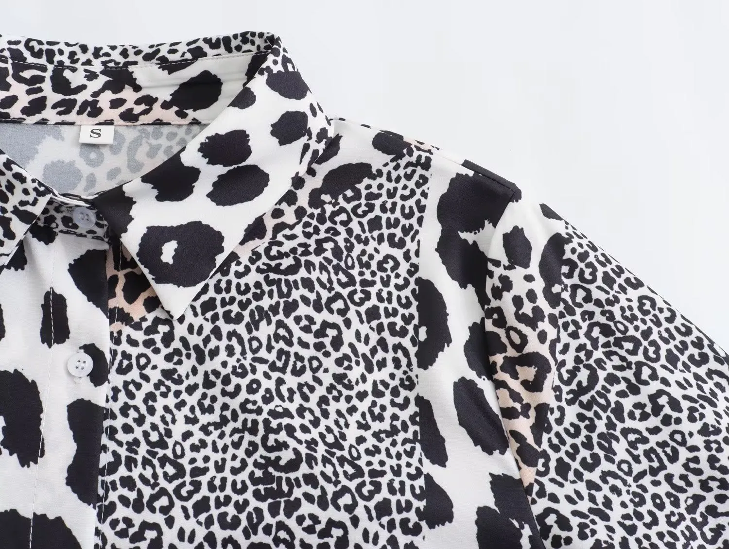 Pre Order:  Leopard Print Long Sleeve Shirt