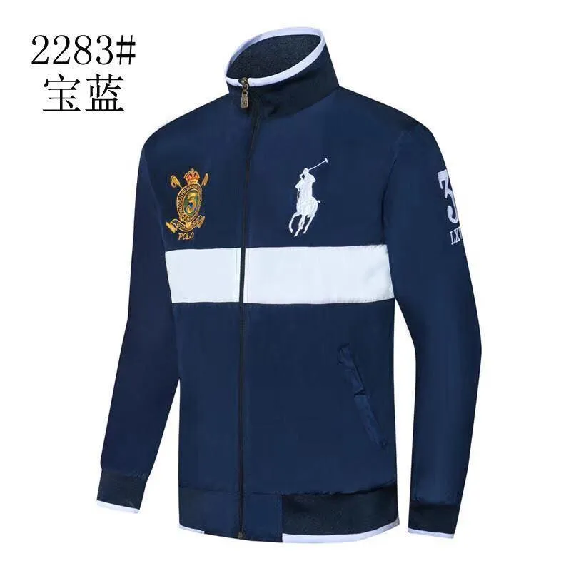 PRL Men's NavyBlue Longsleeves Track Jacket