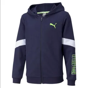 Puma falpa da ragazzo Active Sport Full Zip 589202 06 peacoat