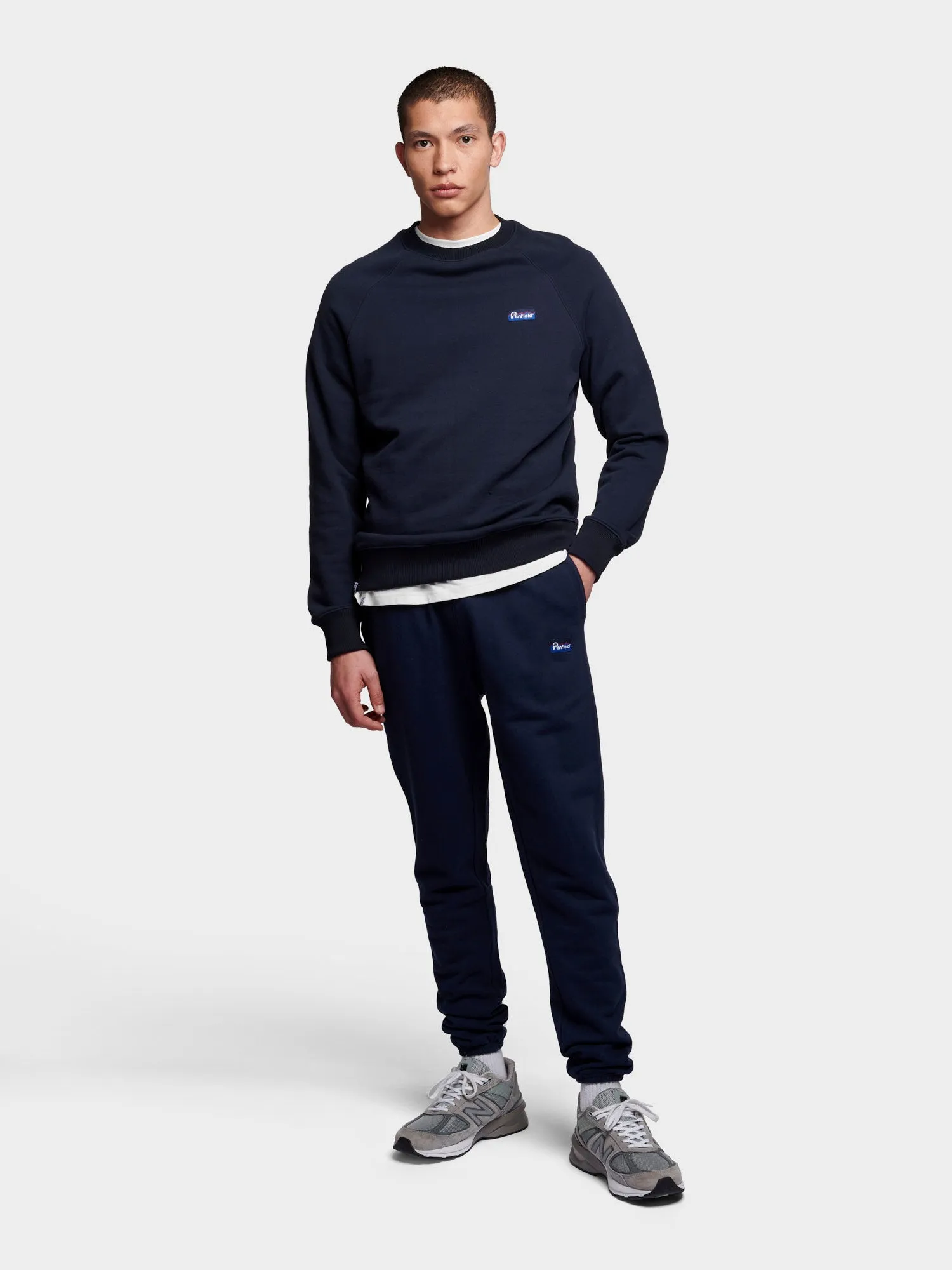 Relaxed Fit Original Logo Joggers in Navy Blue