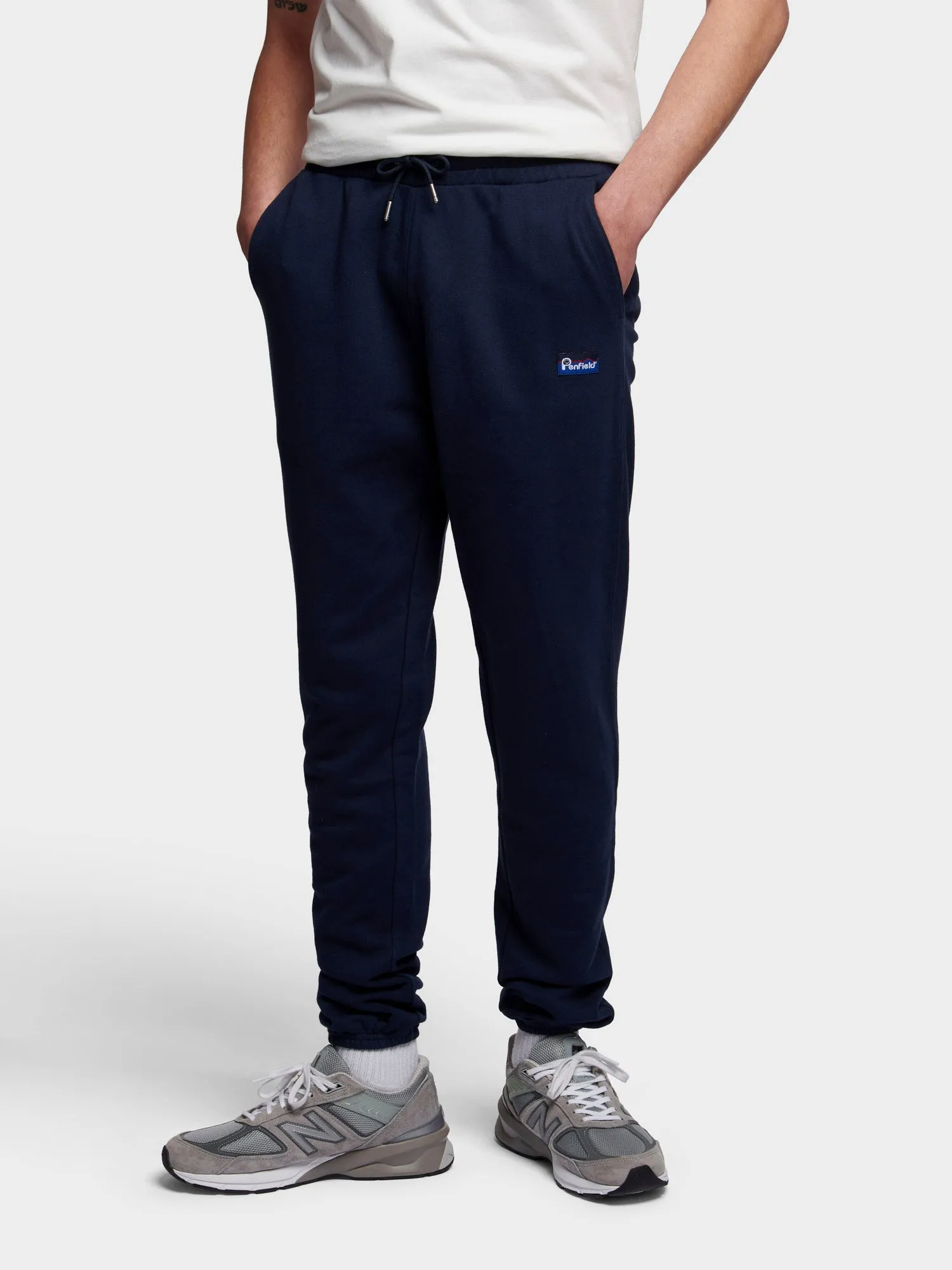 Relaxed Fit Original Logo Joggers in Navy Blue