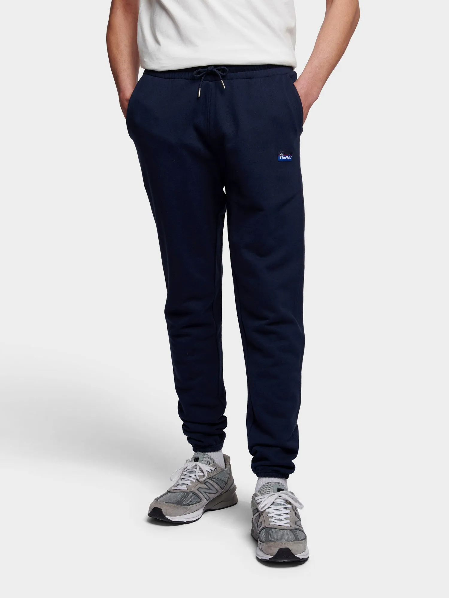 Relaxed Fit Original Logo Joggers in Navy Blue