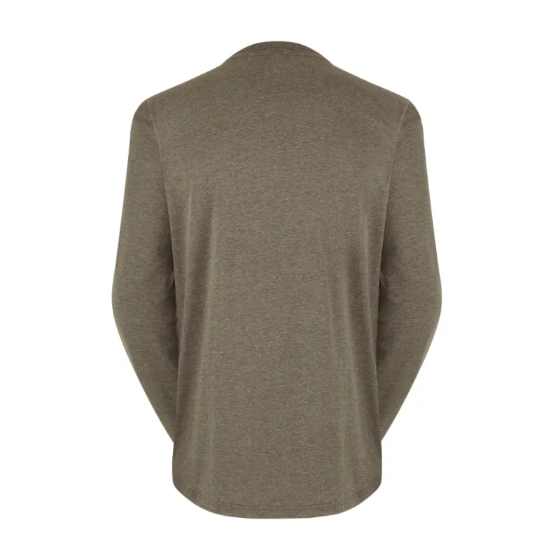 Ridgeline Baseline Long-Sleeve Mens Top - Smokey Olive Marl