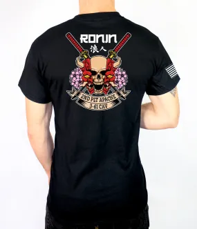 Ronin 50-50 Blend Black Unisex PT Short Sleeve Shirt. Approved for PT