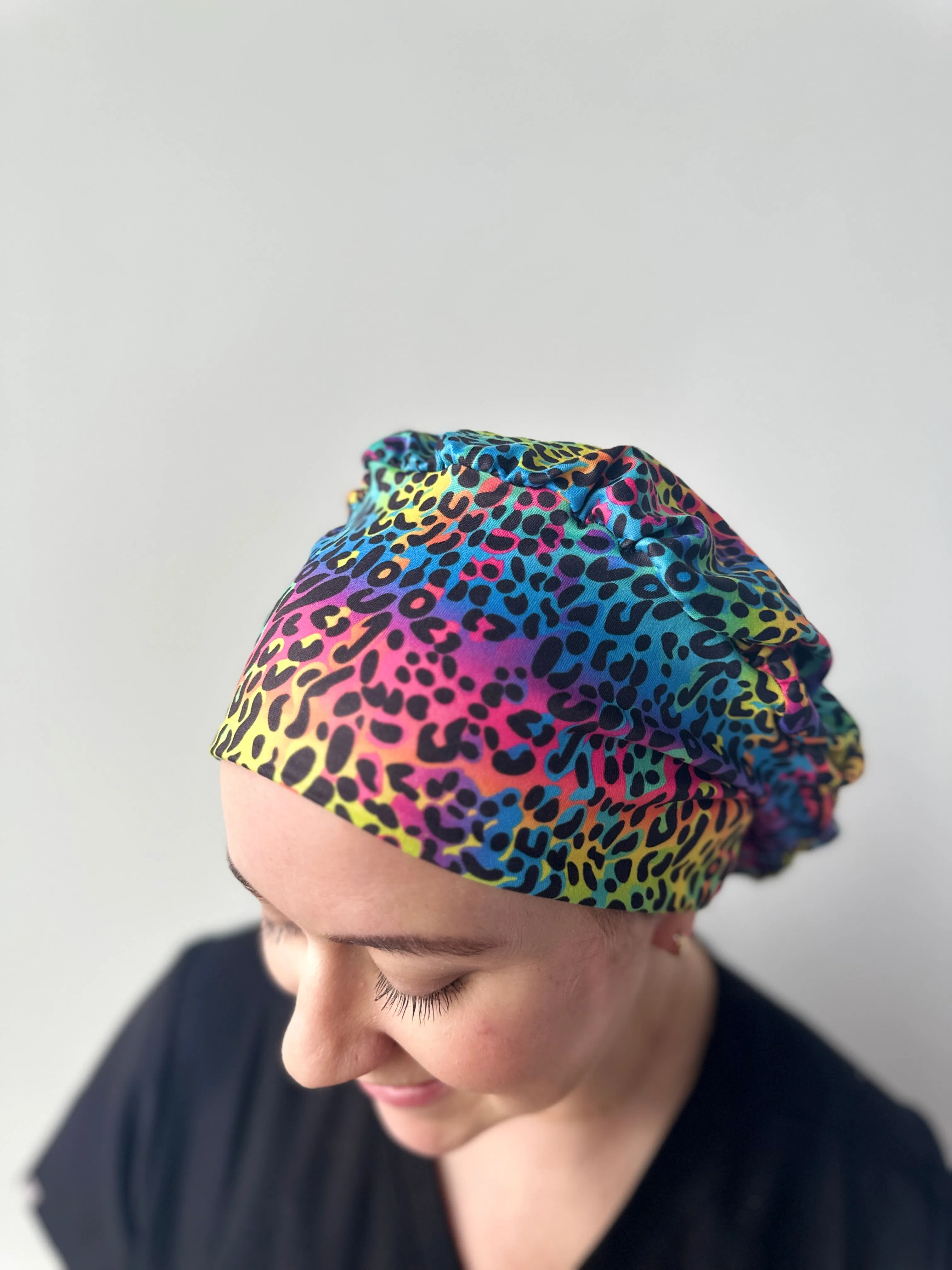 Scrub Hat - Lisa Leopard