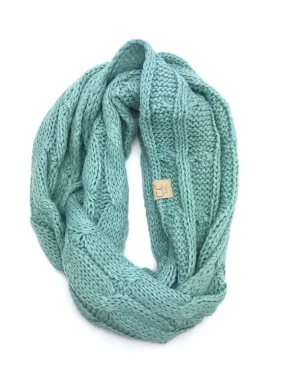 SF-800-KIDS MINT INFINITY SCARF