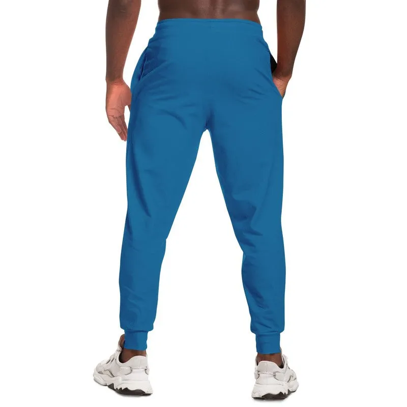 Shaded Cyan Joggers | Unisex | with PLUS sizes | C100M25Y0K30