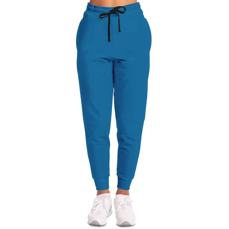 Shaded Cyan Joggers | Unisex | with PLUS sizes | C100M25Y0K30