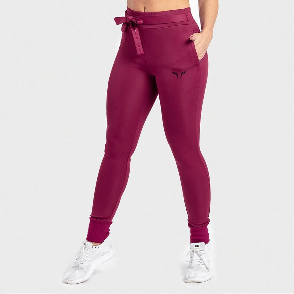 She-Wolf Do-Knot-Joggers - Plum