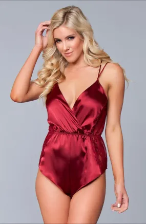 Silky Satin Romper Lingerie