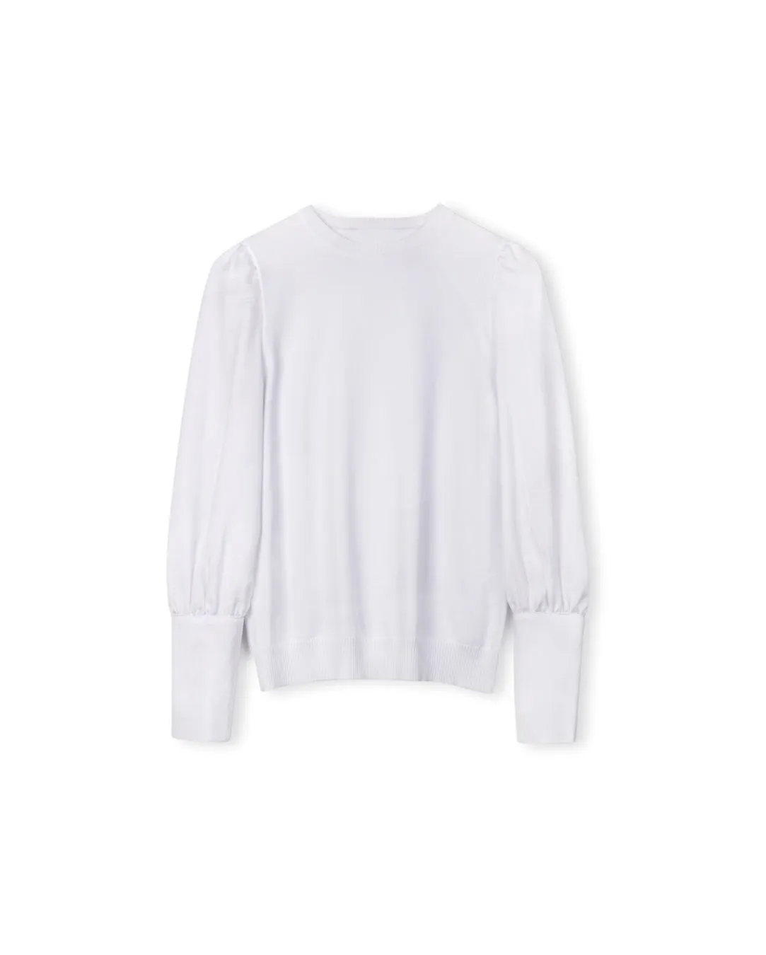 Silky Sleeve Detailed Knit Top