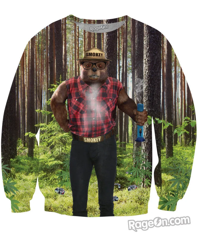 Smokey the Cool Bear Crewneck Sweatshirt