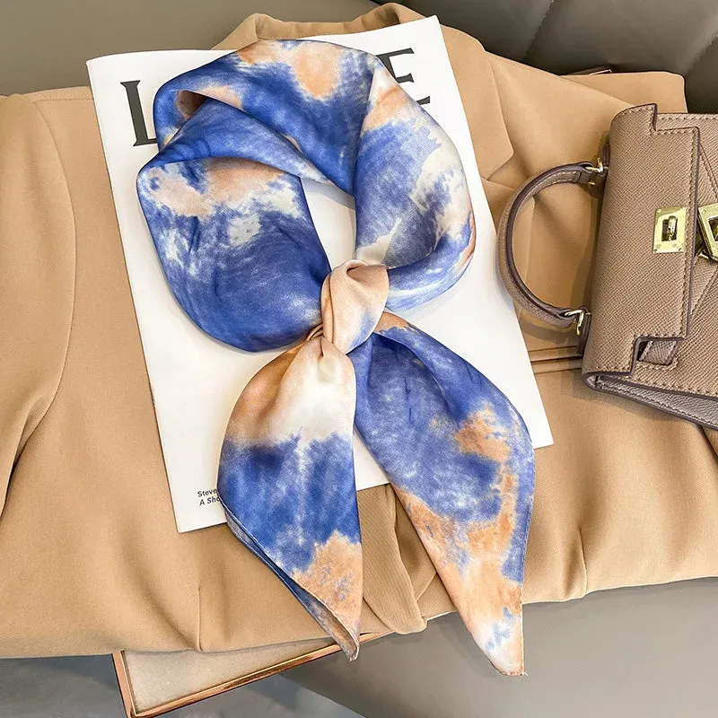 Sophisticated Silk Satin Scarf