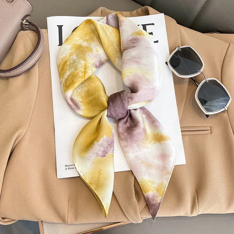 Sophisticated Silk Satin Scarf