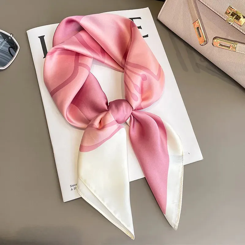 Sophisticated Silk Satin Scarf