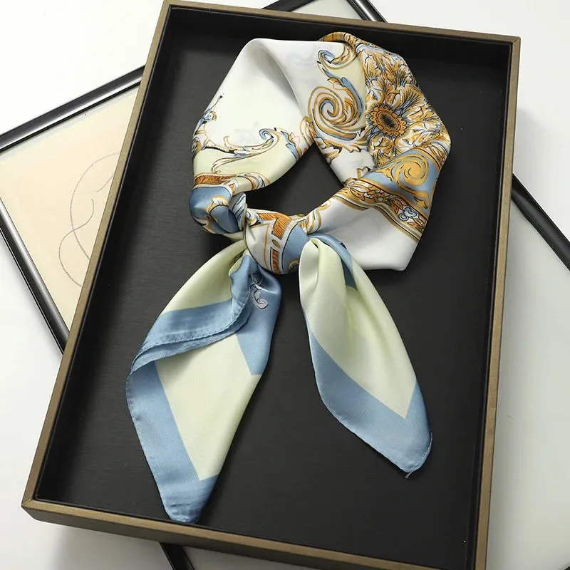 Sophisticated Silk Satin Scarf