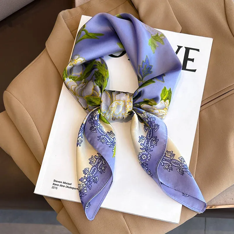 Sophisticated Silk Satin Scarf