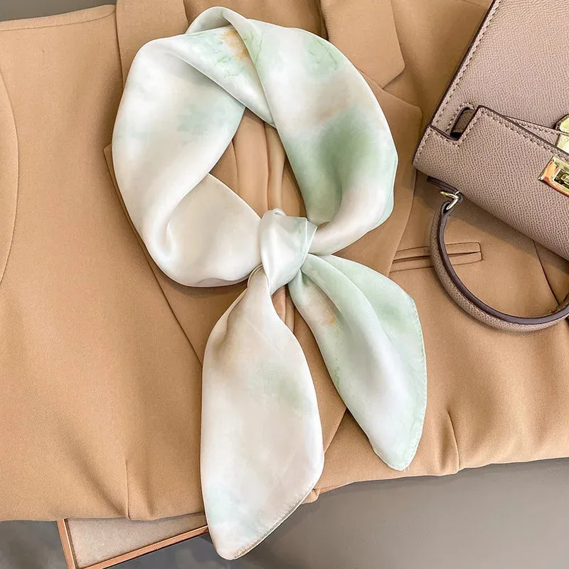 Sophisticated Silk Satin Scarf