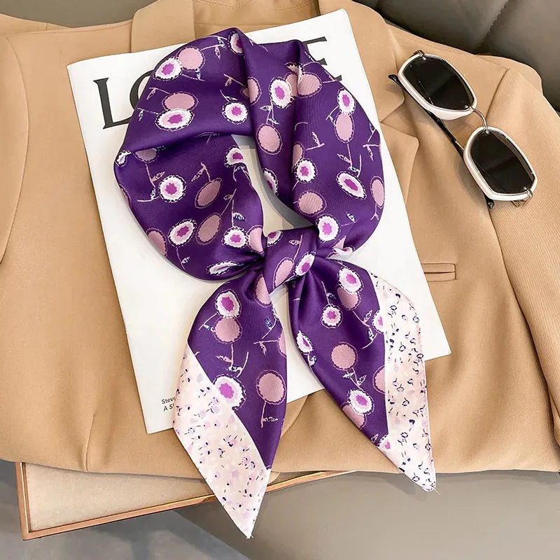 Sophisticated Silk Satin Scarf