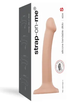 Strap On Me Silicone Bendable Dildo Small - Flesh