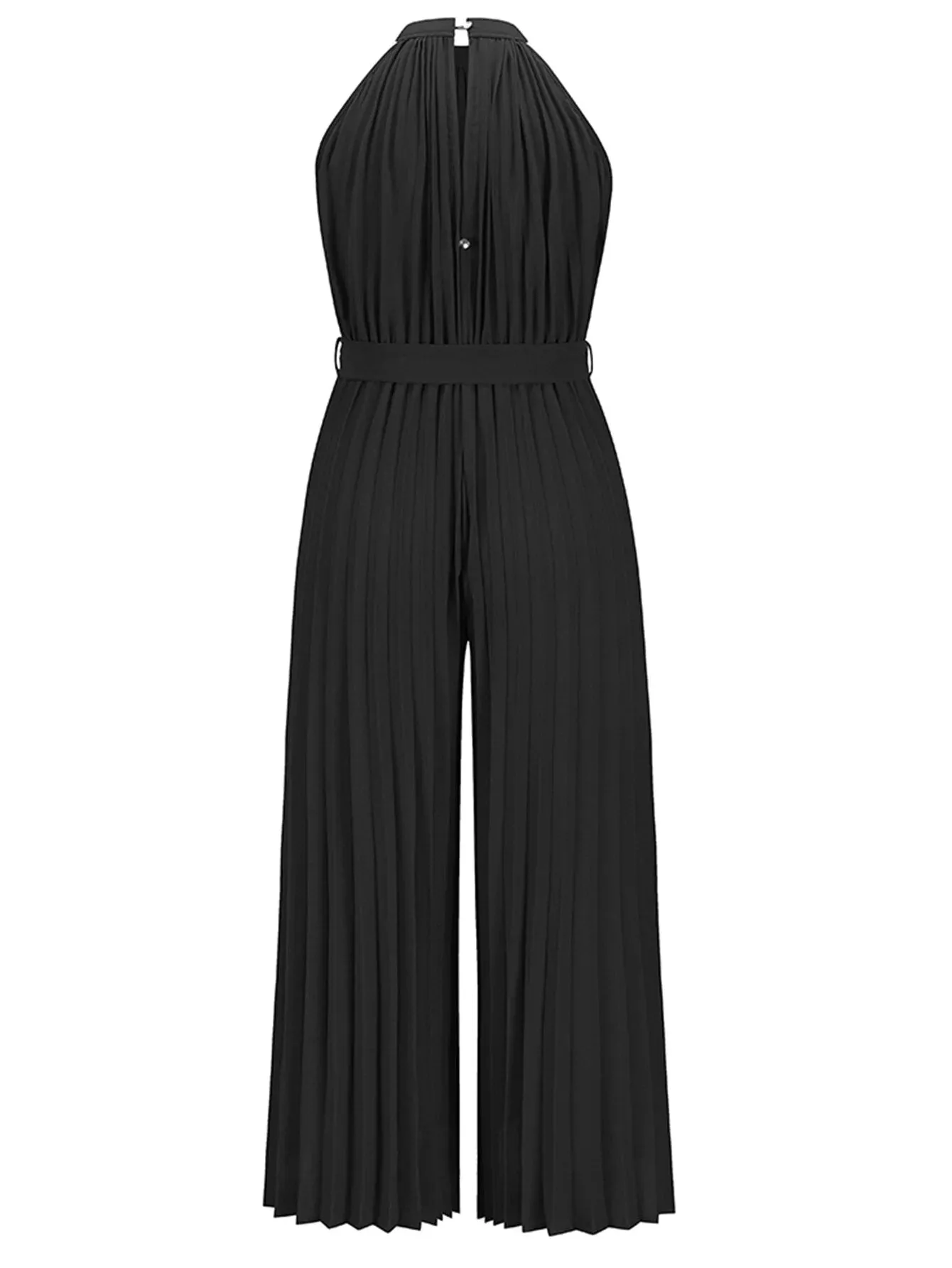 Stylish Halter Neck Wide-Leg Jumpsuit