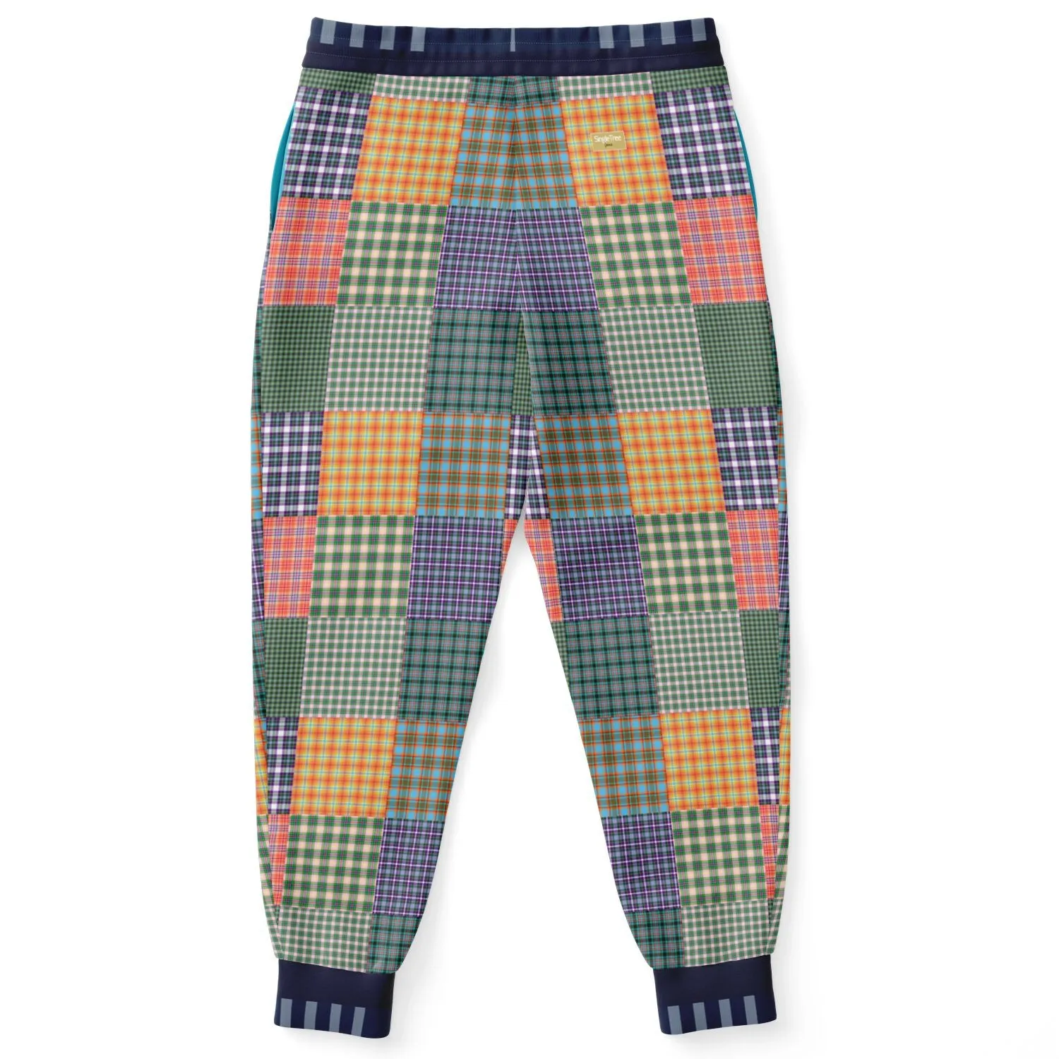 THS 1976 Orange Wheat Wreath Plaid Eco-Poly Unisex Joggers