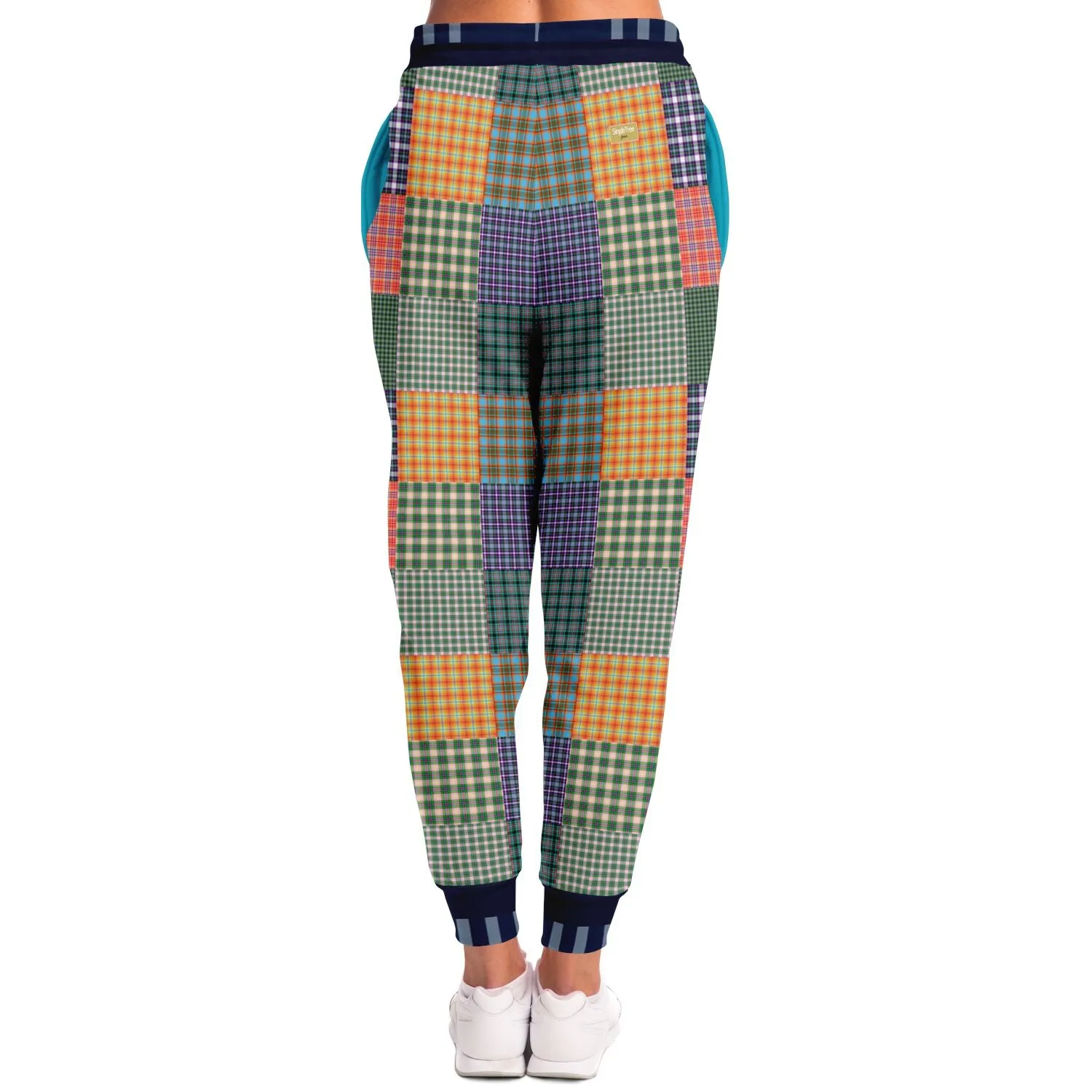 THS 1976 Orange Wheat Wreath Plaid Eco-Poly Unisex Joggers