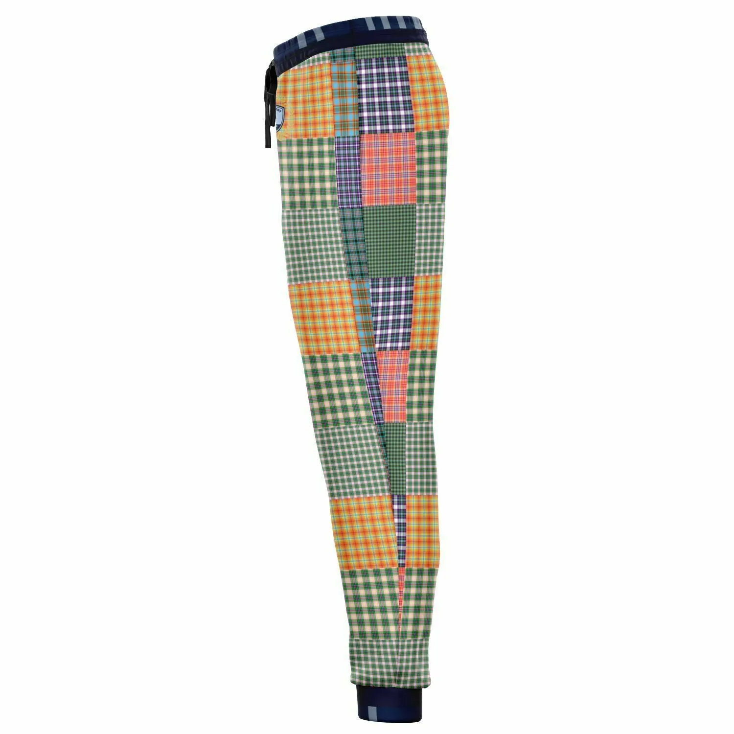 THS 1976 Orange Wheat Wreath Plaid Eco-Poly Unisex Joggers