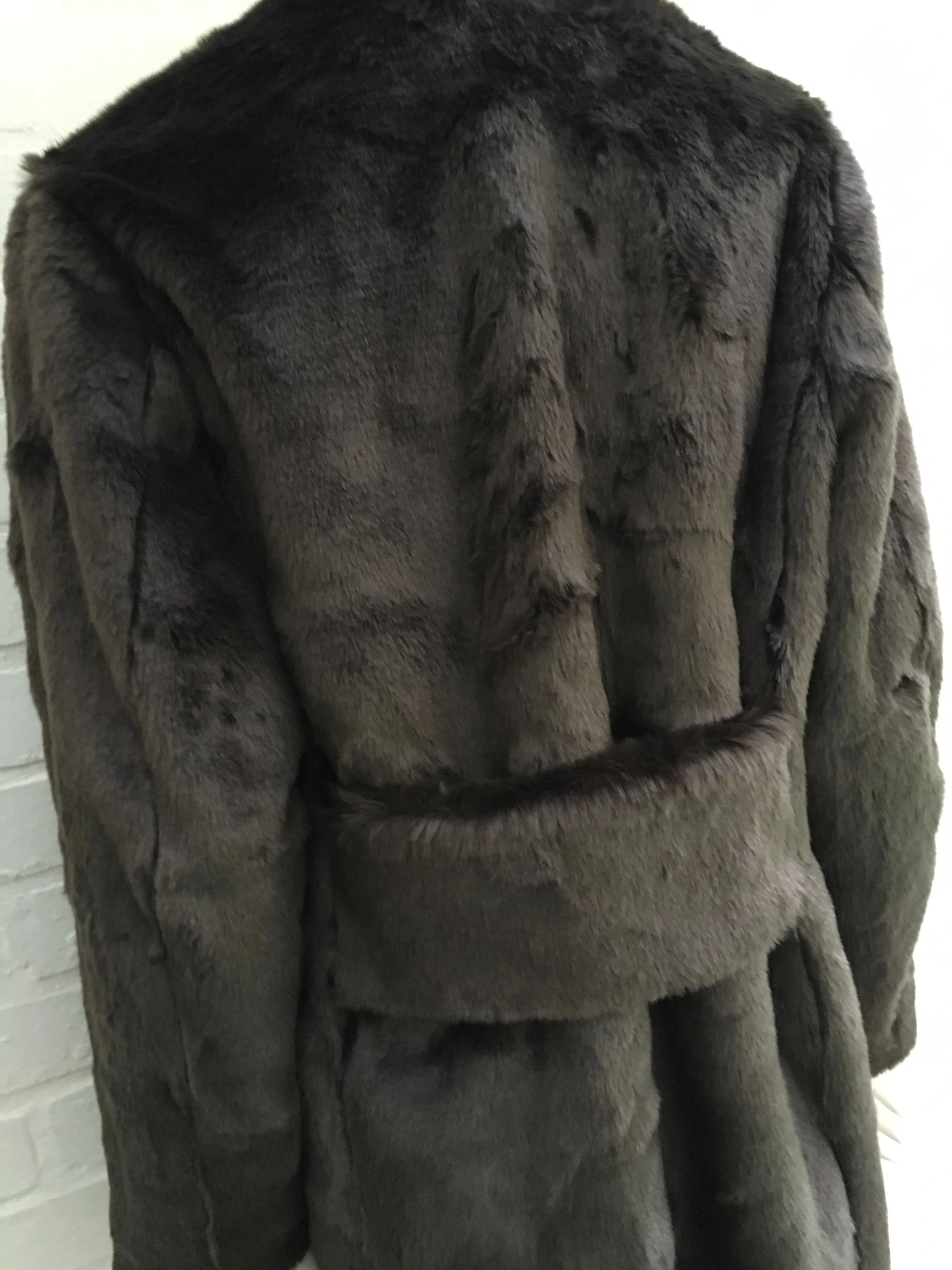 TIGER OF SWEDEN ANIS FAUX FUR BROWN COAT Ladies