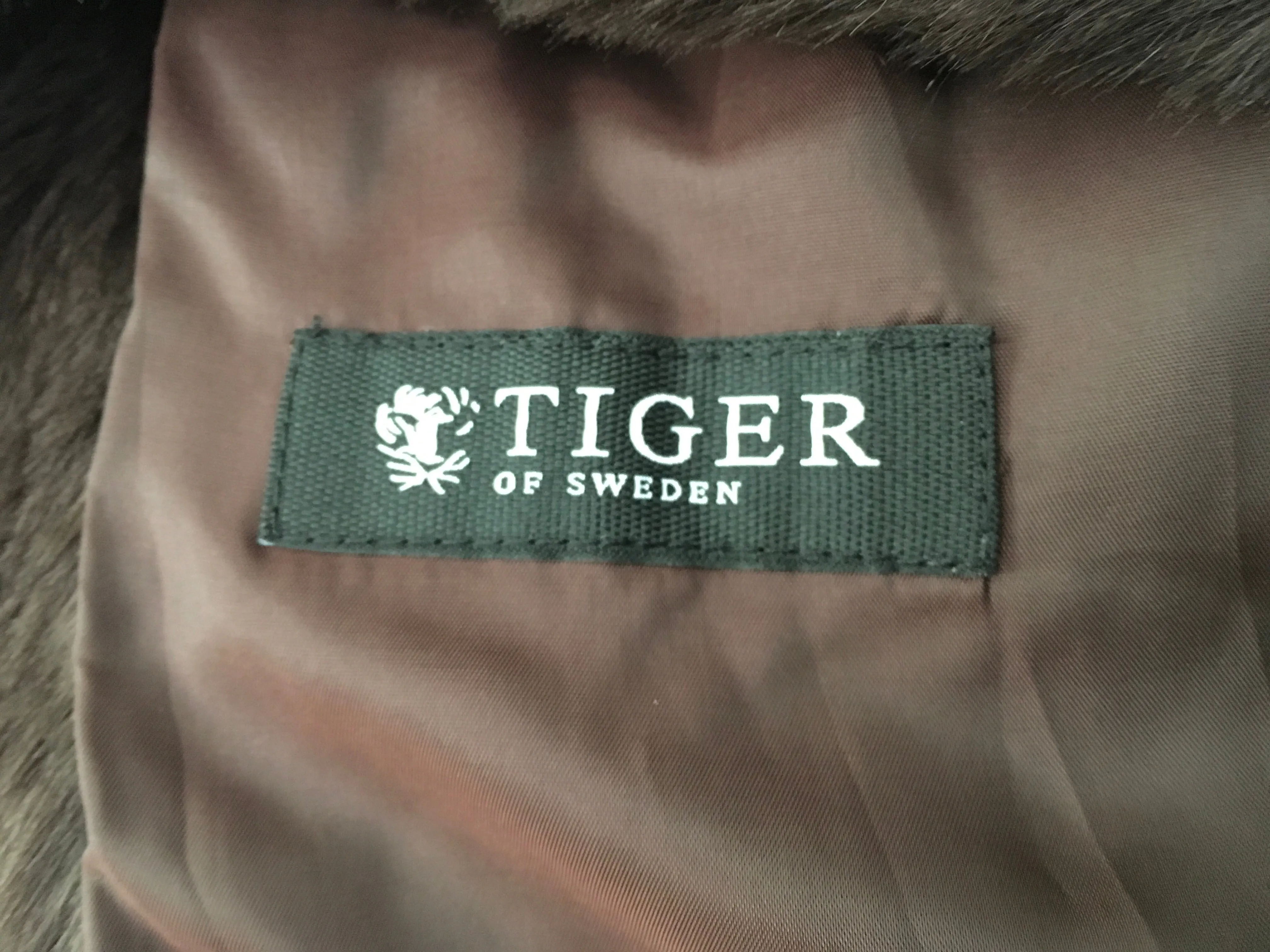 TIGER OF SWEDEN ANIS FAUX FUR BROWN COAT Ladies