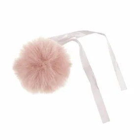 Trimits Faux Fur Super Fluffy Pom Pom - Light Pink 6cm (Medium)