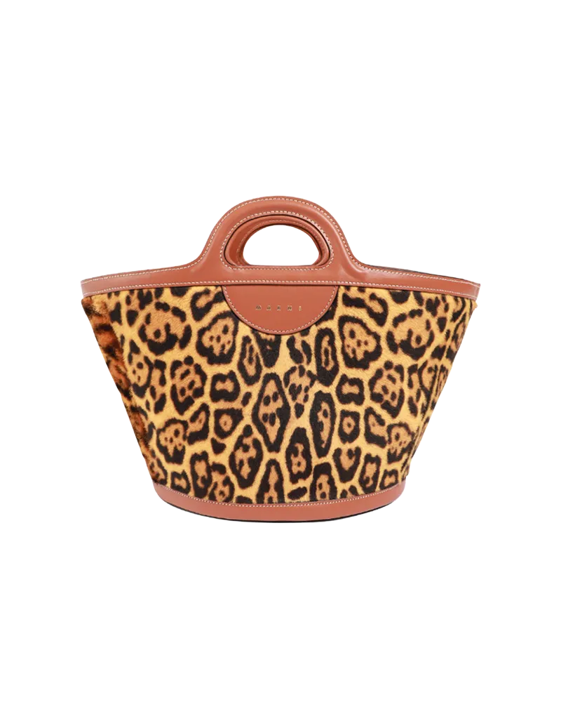 Tropicalia Leopard Small Tote Bag