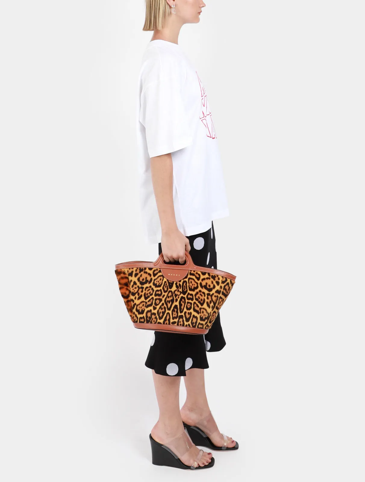 Tropicalia Leopard Small Tote Bag