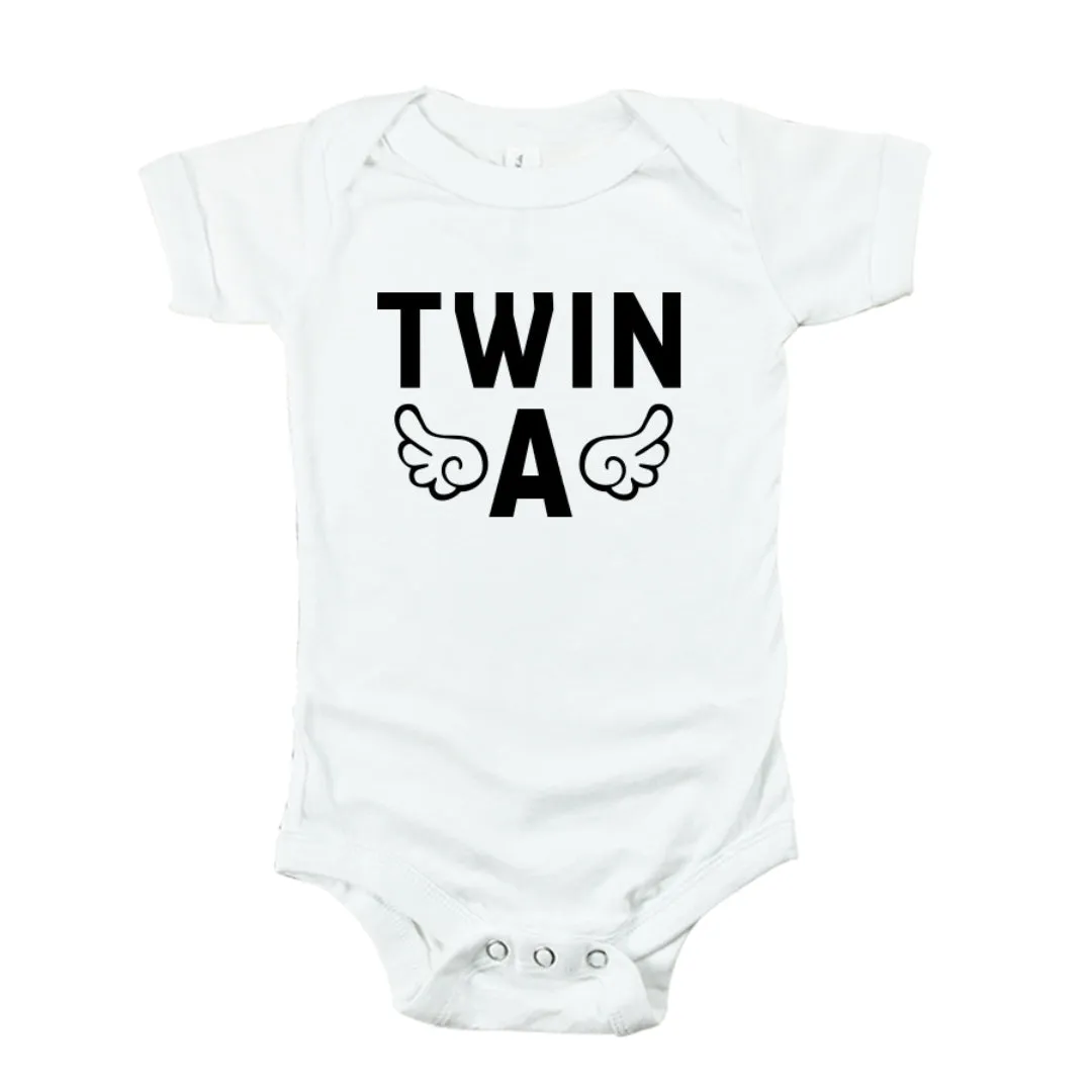 Twin A & Twin B Baby Romper