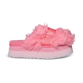 UGG Fluff Momma Sugar Slide Pink Jasmine Slippers - Women's