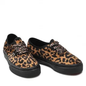 Vans Authentic VN0A3UIV99F1 Little Kids Leopard Fur Shoes Size US 13.5K C1730