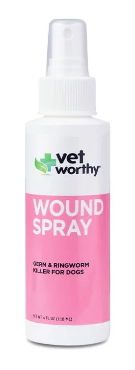 Vet Worthy Wound Spray for Dogs, 4 oz